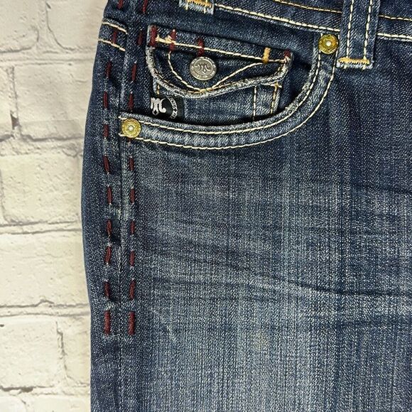 Mek Denim USA San Diego Jeans size W28 L34 Heavy Stitching - Picture 2 of 11